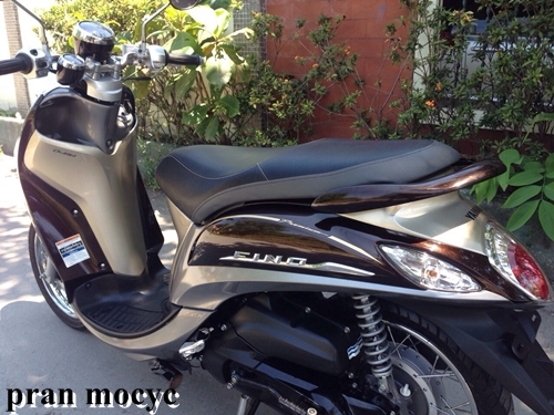 ขาย New fino fi หัวฉีด ตัวท็อปสีน้ำตาทเทา ปี2014 กุญเเจรีโมท ไมล์เเท้ 6736 กม.