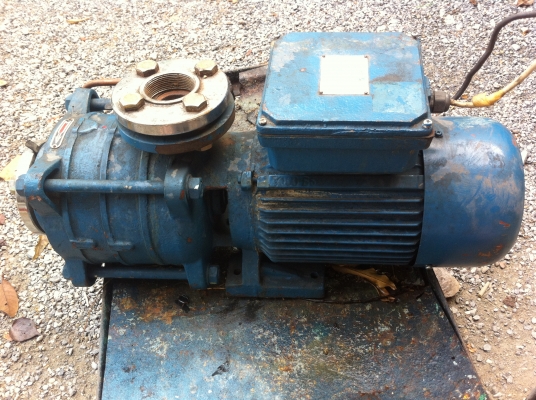 ปั๊มน้ำแรงดันสูง 3 สเตจ ยี่ห้อ JUFIWA 4 แรงม้า ดันน้ำขึ้นตรงได้ถึง 72 ม.