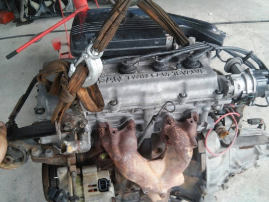 เครื่อง nissan GA16 คาบูร์ เีกียร์ธรรมดา