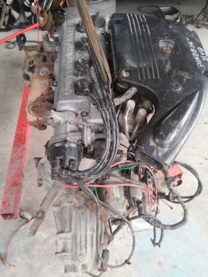 เครื่อง nissan GA16 คาบูร์ เีกียร์ธรรมดา