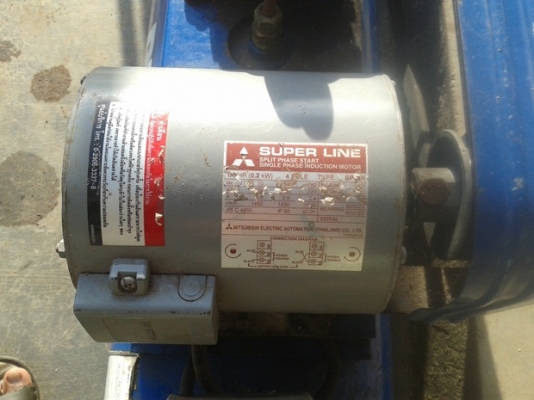 ปั๊มลมPUMA 1/4HP+มอเตอร์มิตซู มือสองสภาพดี 3500