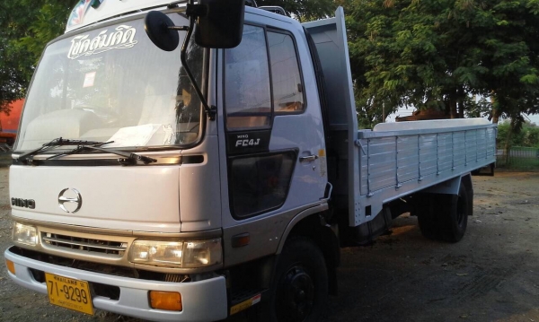 ขายรถ6ล้อHINO FC4J 140แรงม้า กระบะยาว5.50เมตร รถห้างแท้