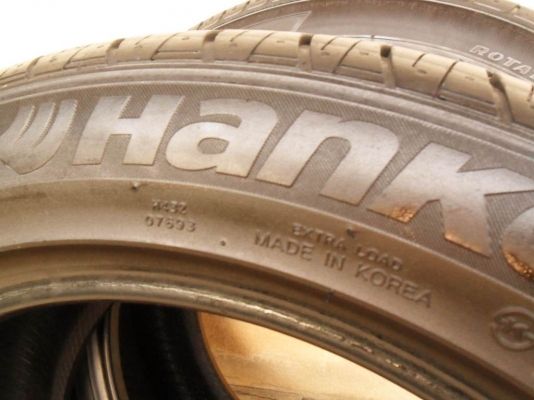 ยางขอบ17 ฮันคุก225-50-R17ลงพื้นปลายปี13 (4เส้น3,900บ)ผลิตในเกาหลี