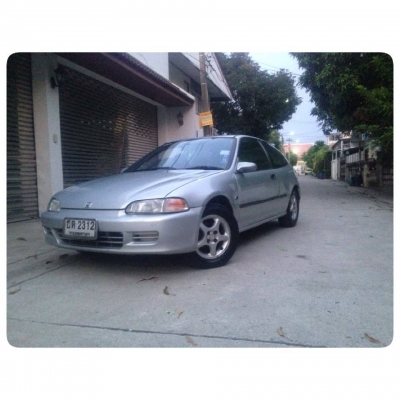 รถบ้าน CIVIC ตัวท๊อบเครื่องD15b V-tec ช่างล่างดี แก๊ส+น้ำมัน แอร์เย็น ใครมองหาอยู่ไม่ผิดหวังครับ