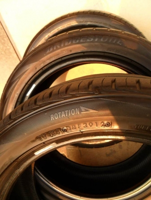 ยางขอบ17 บริดสโตน205-50-R17ลงพื้นปี13(4เส้น2,900บ)