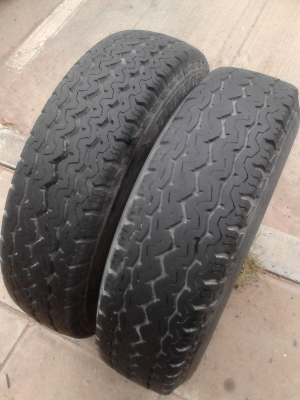 195R15C DUNLOP  SP LT37 มี 2 เส้น  TEL.081-427-3941