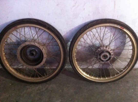 ล้อ Mio 125 มิเนียม ขอบ17 ของ Yoko rim พร้อมยาง