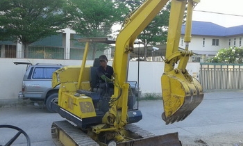 ขาย - รถขุด แบคโฮ Komatsu pc 30-5 แทรคเหล็ก เก่านอก ญี่ปุ่น พร้อมใช้งาน