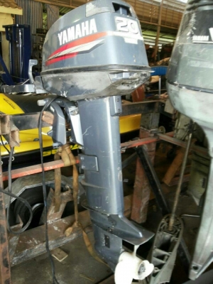 เครื่องเรือ Yamaha 20HP เก่าญี่ปุ่น ไม่เคยลงน้ำไทย