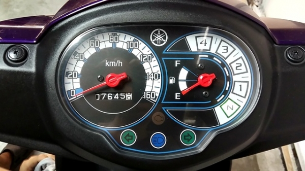 SPARK 115 i สีม่วง สวยไม่เหมือนใคร รถเดือน ตุลาคม ปี 57 ไมล์ 7 พันโล หัวฉีดประหยัดน้ำมันขั้นเทพ โปรโมชั่น แถม 2 รายการ 20900