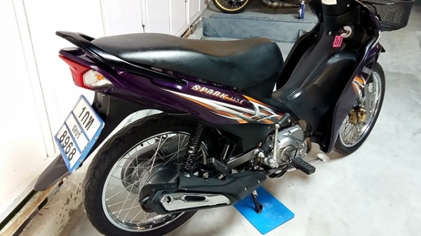 SPARK 115 i สีม่วง สวยไม่เหมือนใคร รถเดือน ตุลาคม ปี 57 ไมล์ 7 พันโล หัวฉีดประหยัดน้ำมันขั้นเทพ โปรโมชั่น แถม 2 รายการ 20900