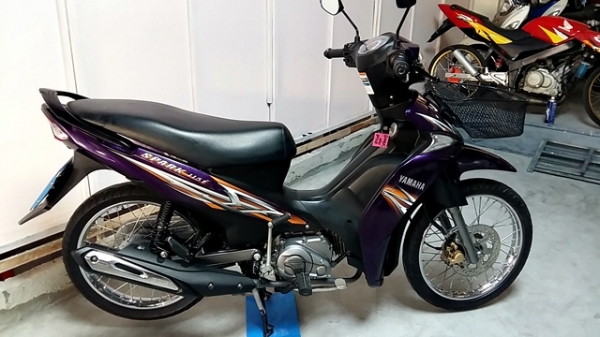 SPARK 115 i สีม่วง สวยไม่เหมือนใคร รถเดือน ตุลาคม ปี 57 ไมล์ 7 พันโล หัวฉีดประหยัดน้ำมันขั้นเทพ โปรโมชั่น แถม 2 รายการ 20900