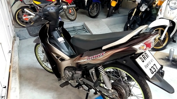 SPARK nano  สีดำน้ำตาล รถเดือน พฤษภาคม ปี 54 ไมล์ 4 หมื่นโล ระบบคาบูร์ รุ่นนี้เครื่องเงียบสุดยอด  แถม 2 รายการ 16900