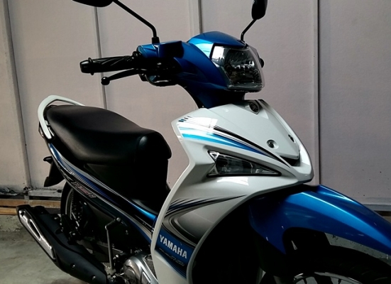 SPARK 115 i สีน้ำเงิน โฉมใหม่ ( สต๊าทมือ ) รถเดือน สิงหาคม ปี 57 ไมล์ 8 พันโล หัวฉีดประหยัดน้ำมัน แถม 2 รายการ 25900