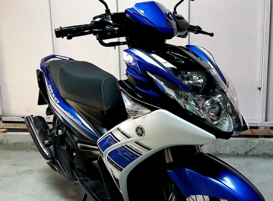 nuovo sx  รุ่น limited สี นํ้าเงินขาว รถเดือน พฤษภาคม ปี 57 ไมล์ 16***โล แถม 2 รายการ 25900