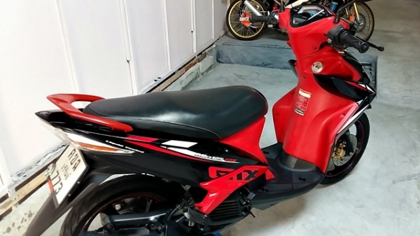 MIO 125  ลาย GTX ตัวท็อปล้อแมกซ์  สีดำแดง ยอดนิยม  รถเดือน พฤษจิกายน ปี 55 ไมล์ 14*** โล   แถม 2รายการ 19,900