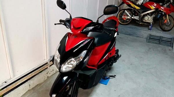 MIO 125  ลาย GTX ตัวท็อปล้อแมกซ์  สีดำแดง ยอดนิยม  รถเดือน พฤษจิกายน ปี 55 ไมล์ 14*** โล   แถม 2รายการ 19,900