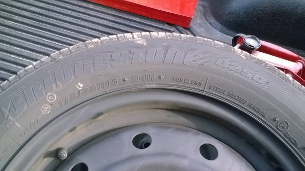 กะทะ154รู100+ยางบิดโตนเส้นสีตุมสวยฝาครอบล้อสวิท