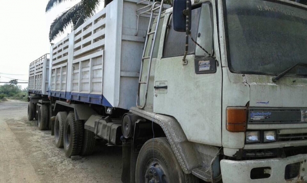 รถ 2 คันขาย 1100000 240 แรงดั้มดินและรถน้ำ