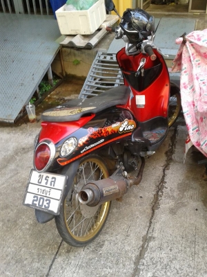 YAMAHA Fino s -ฟีโน่ เอส ปี2011 รถใช้น้อย มีทะเบียนพร้อมโอน