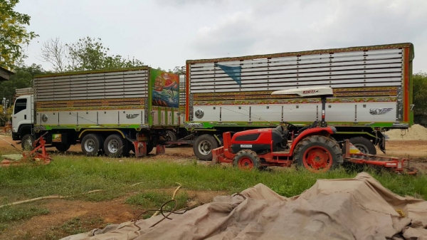 ขายรถพ่วง 22 ล้อ แม่-ลูก คอกเกษตรเนียมดั้ม ISUZU 360 ปี.55 รถใช้น้อย สวยๆ ราคา.3000000 สนใจโทด่วน