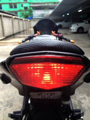 KAWASAKI NINJA250 ปี2012สภาพเเต่งๆจัดเต็มด้วยท่อ คู่ออก2 AKPVล้อโต ER ราคา 69500