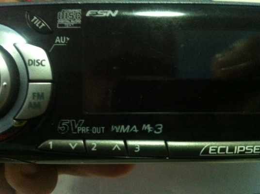 ECLIPSE CD3000 PREOUT 5V รุ่นใหญ่ MP3 CD FMไทย ปรีเอ้า3ชุด หน้าจอสไลด์ไฟฟ้า ปรับระดับหน้าจอได้6ระดับ มือ2 ECLIPSE CD3000 PREOUT 5V รุ่นใหญ่ MP3 CD FMไทย ปรีเอ้า3ชุด หน้าจอสไลด์ไฟฟ้า ปรับระดับหน้าจอได้6ระดับ มือ2