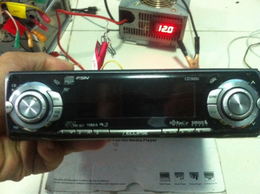 ECLIPSE CD3000 PREOUT 5V รุ่นใหญ่ MP3 CD FMไทย ปรีเอ้า3ชุด หน้าจอสไลด์ไฟฟ้า ปรับระดับหน้าจอได้6ระดับ มือ2