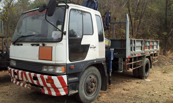 ขาย HINO FF3H 6 ล้อ ติดเครนพับ TADANO สภาพดี