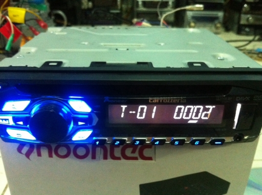 Pioneer DVH-570 DVD USB VCD MP3 CD AUX ปรีเอ้า Video in out มือ2 ญี่ปุ่น