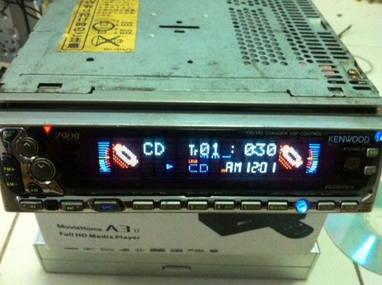 KENWOOD Z909 24Bit CD สไลด์ไฟฟ้า กราฟฟิก ปรับระดับจอได้3ระดับ ฟังชั่นอีกเพียบ ปรีเอ้า 3 ชุด มือ2 ญี่ปุ่น