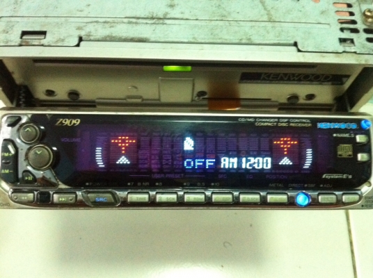 KENWOOD Z909 24Bit CD สไลด์ไฟฟ้า กราฟฟิก ปรับระดับจอได้3ระดับ ฟังชั่นอีกเพียบ ปรีเอ้า 3 ชุด มือ2 ญี่ปุ่น