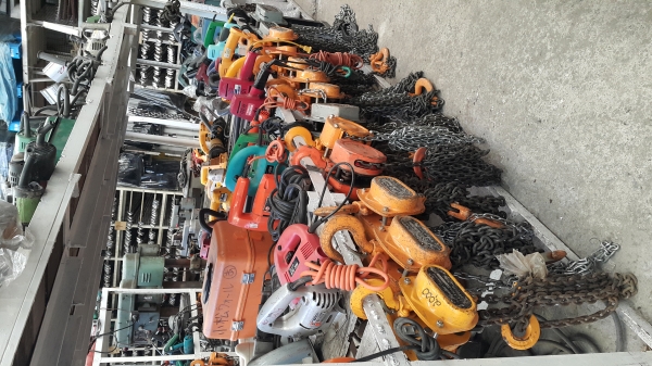 ขายรอกโซ่ รอกไฟฟ้า เครื่องมือช่าง มือสองนำเข้าจากญี่ปุ่น