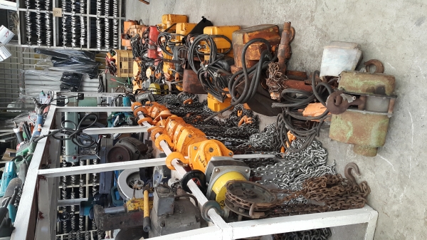 ขายรอกโซ่ รอกไฟฟ้า เครื่องมือช่าง มือสองนำเข้าจากญี่ปุ่น