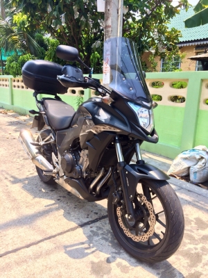 cb500x black ปี 2014 วิ่งน้อย 9xxx พร้อมกระเป๋าข้าง 172000