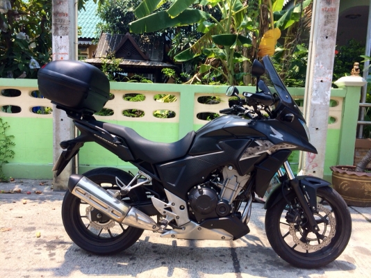 cb500x black ปี 2014 วิ่งน้อย 9xxx พร้อมกระเป๋าข้าง 172000