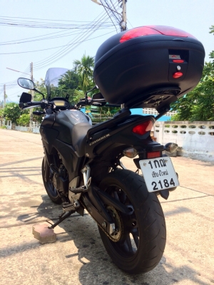 cb500x black ปี 2014 วิ่งน้อย 9xxx พร้อมกระเป๋าข้าง 172000