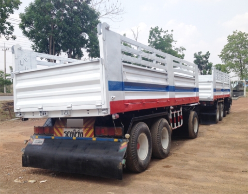 ขายรถพ่วงดัมพ์24ล้อ Sumo 227 เครื่อง EP100TD 314แรงม้า เกียร์อีตั้น หัวสิงห์ไฮเทค ลงเล่มฯแล้ว