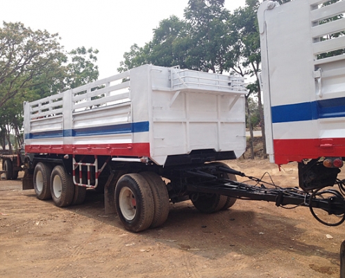 ขายรถพ่วงดัมพ์24ล้อ Sumo 227 เครื่อง EP100TD 314แรงม้า เกียร์อีตั้น หัวสิงห์ไฮเทค ลงเล่มฯแล้ว