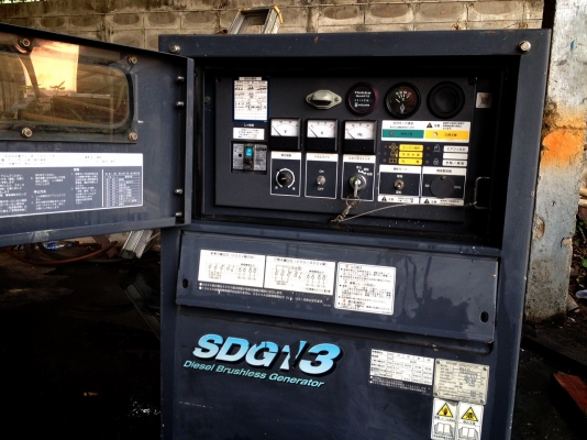 ขายด่วน เครื่องปั่นไฟสภาพดี มือสองจากญี่ปุ่น พร้อมใช้งาน