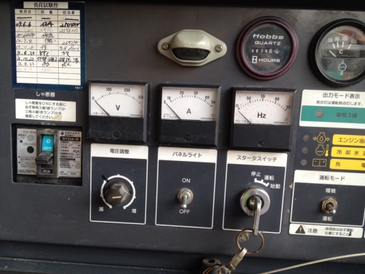 ขายด่วน เครื่องปั่นไฟสภาพดี มือสองจากญี่ปุ่น พร้อมใช้งาน