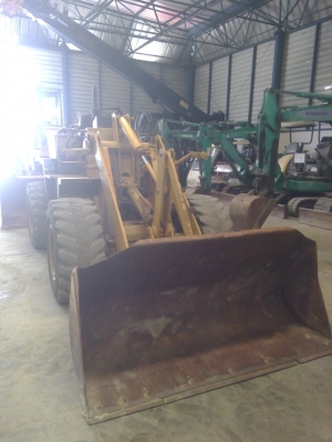 รถตักล้อยาง KOMATSU 507 S/N J01-52677 6850 ชั่วโมง ปี 1984 รถนอกนำเข้าจากญี่ปุ่น ถึงไทยแล้ว