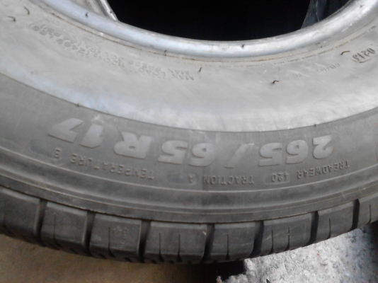 265/65R17 MICHELIN LATITUDE ปี2013 ชุด 4 เส้น ขอดูภาพเต็มชัดทุกมุมมองได้ที่ไลน์ไอดี 081-427-3941