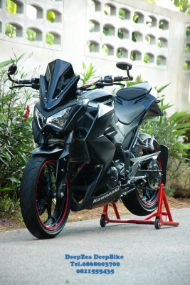 ขาย Kawasaki Z250 สีดำ ปี 2013 Book Service เอกสารพร้อมโอน