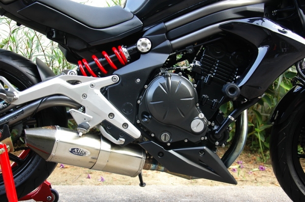 ขาย Kawasaki ER6n ABS สีดำ ปี 2012 Bookservice เอกสารพร้อมโอน