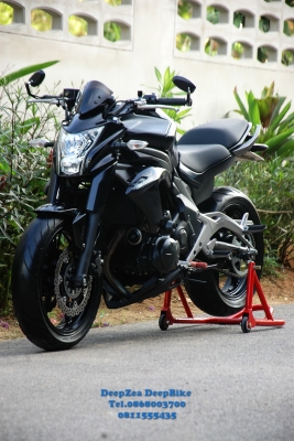 ขาย Kawasaki ER6n ABS สีดำ ปี 2012 Bookservice เอกสารพร้อมโอน