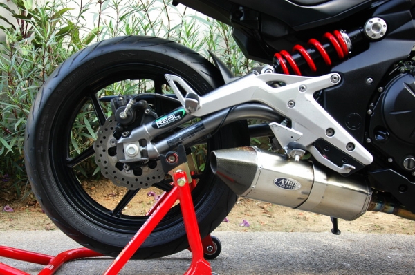 ขาย Kawasaki ER6n ABS สีดำ ปี 2012 Bookservice เอกสารพร้อมโอน