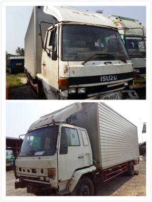 ขายรถ ISUZU Rocky 2 คัน ยาว.7.20 เมตร เครื่อง 6BD1 165 แรงม้า คัสซีสวย เบรคลมดัน เอกสารพร้อมโอน+ภาษีไม่ขาด