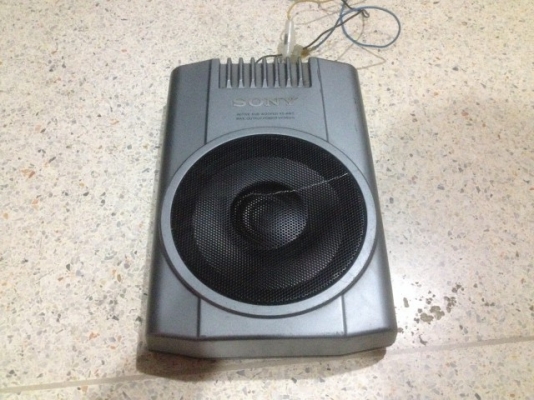 ซับบ๊อก SONY XS AW3 8นิ้วเเอมในตัว 140W ของเก่าญี่ปุ่นเเท้สภาพสวย