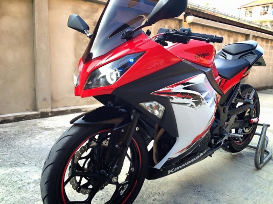 SALEBIKE ขายด่วนเพียง 98500เท่านั้นKAWASAK NINJA250 2013 REDLIMITED  สภาพนางฟ้า